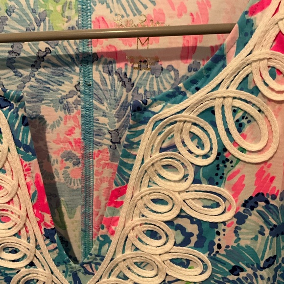 Lilly Pulitzer Brewster Dress in Multi Sink or Swim Sz M - Picture 2 of 3